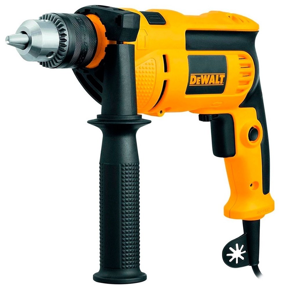 Furadeira Dewalt Martelete Elétrico De Impacto Reversível Dewalt 13mm (1/2) Dwd502 Br 710Watts (127v) ou (220v)