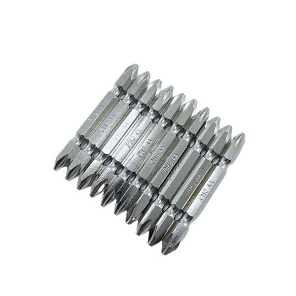Jogo Bits Parafusadeira Philips 65mm 10 Peças Ponteira com Imã parafusadeira Bosch Makita De Walt