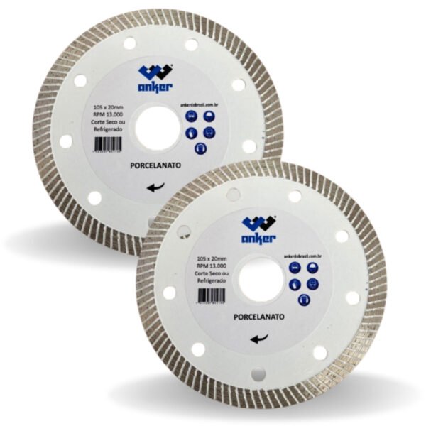 2 Disco De Corte Porcelanato P/ Makita Bosch
