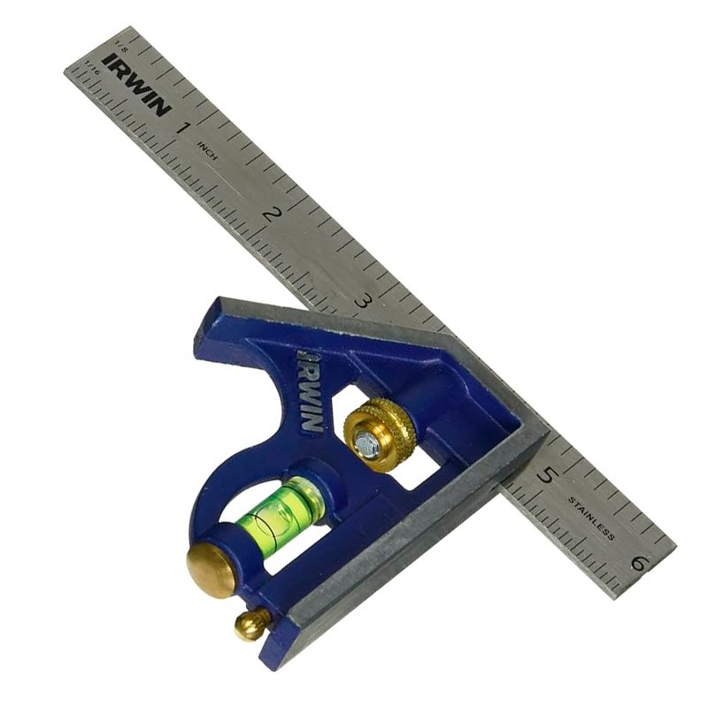 Esquadro de Combinação Corpo Metálico 15 cm Azul IRWIN 1794468