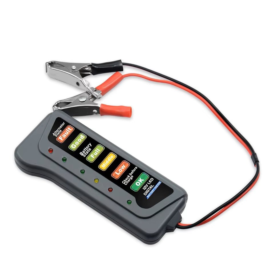 Testador De Motocicleta De Carro 12V Detector De Falhas BT-170 Testadores De Bateria Teste De Alternador