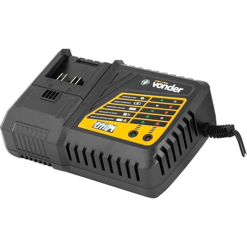 Carregador Bateria 18V Linha Intercambiável ICBV 1806 Vonder