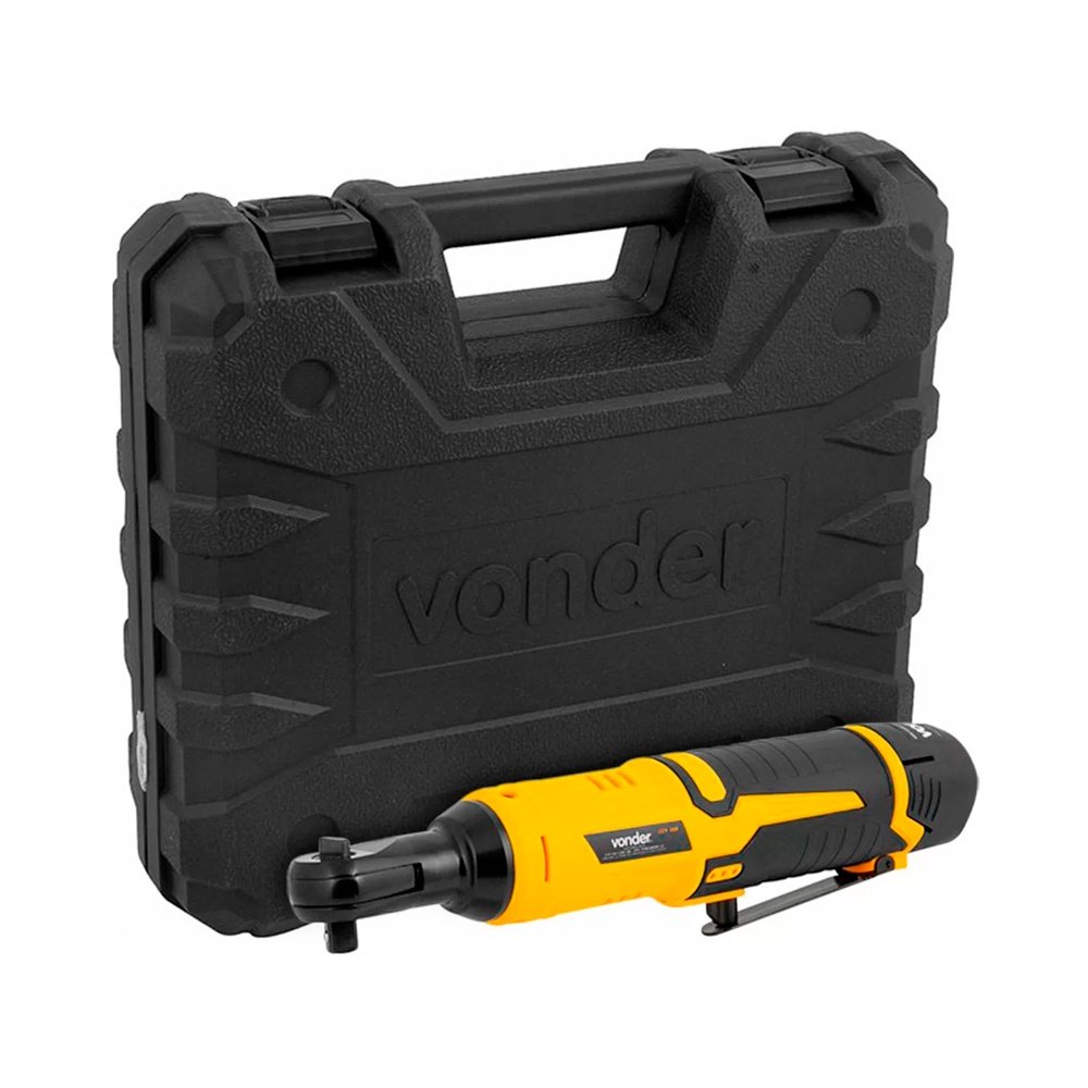 Chave Catraca à Bateria Bivolt com 6 Soquetes Maleta Vonder