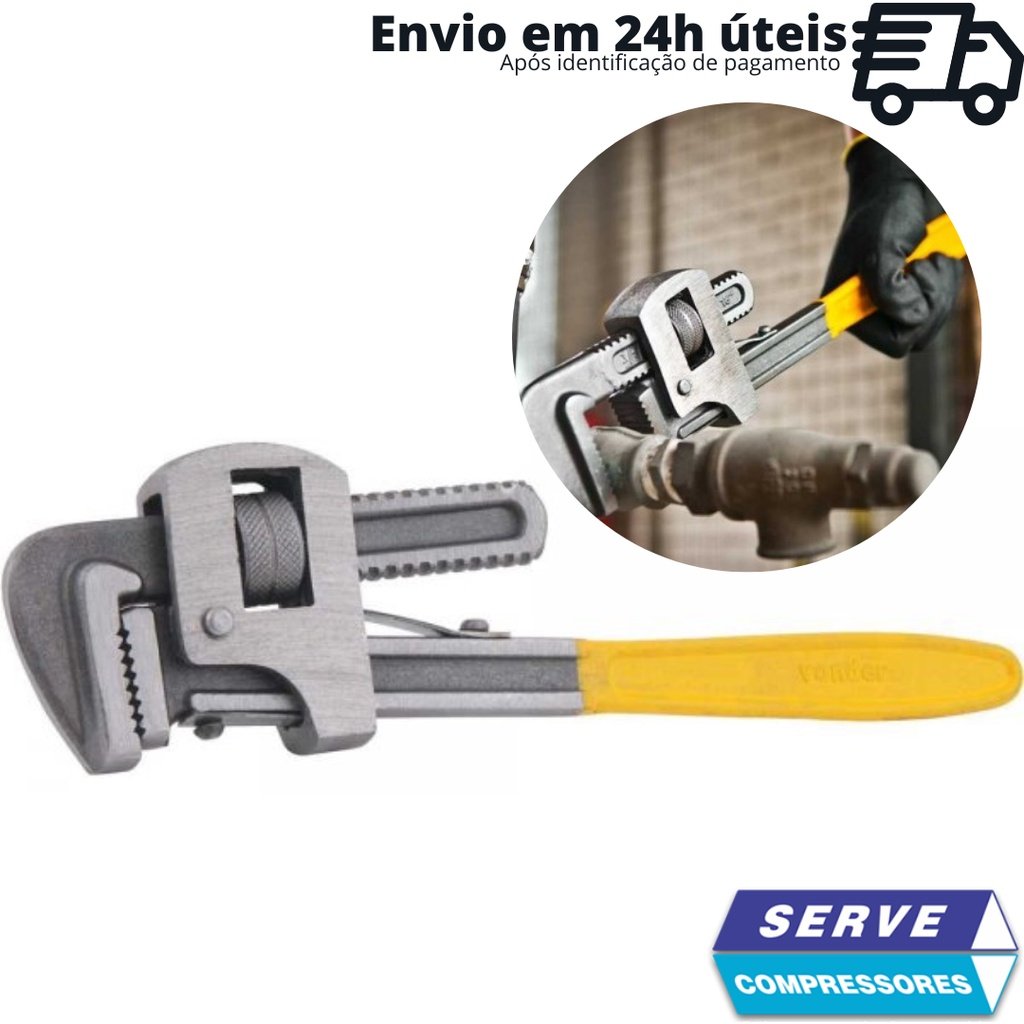 Chave Grifo 24″ 610mm, Aço Forjado