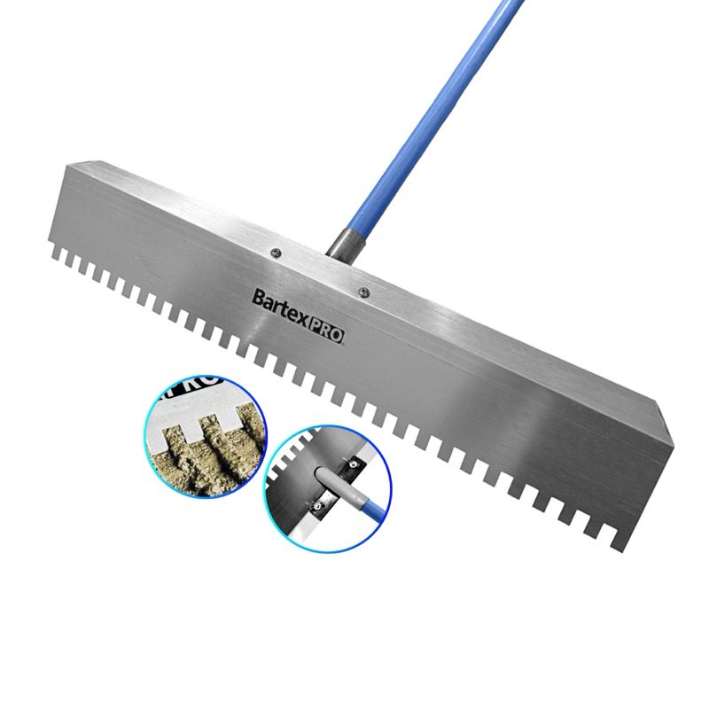 Desempenadeira Rodo 60 cm Dentado 15mm