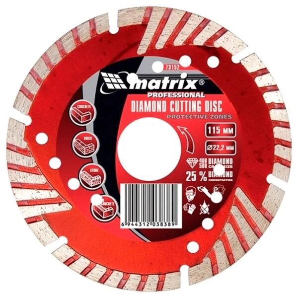 Disco De Corte Diamantado Segmentado 180mmX22,2mm Para Concreto Mármore Pedras Naturais