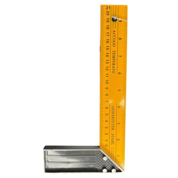 Esquadro De Aço Esquadro Profissional Cabo De Alumínio 10 Polegada Esquadro Para Construção Cabo Metálico 25cm