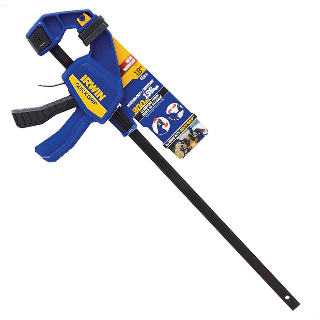 Grampo Irwin Rápido Marceneiro Medium Duty 18″ 45cm Irwin 136kgs Grampo Sargento