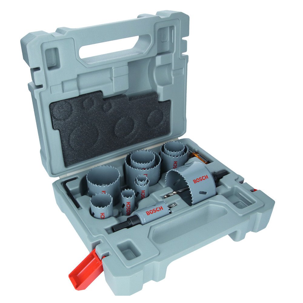 Jogo Serras Copo 19 a 76mm Bosch HSS Bimetal com Cobalto 15 Peças