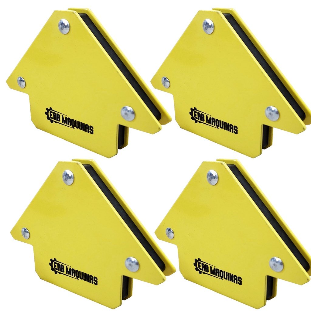 Kit 4 Esquadro Soldador Profissional Soldagem 40kg Erbmaquinas (10Kg Cada Esquadro)