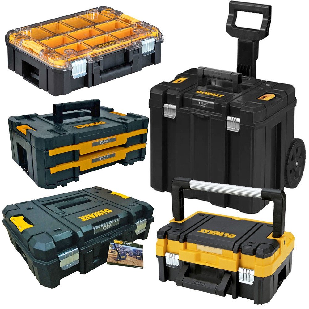 Kit Maleta Organizadora Transporte Ferramentas Tstak Dewalt