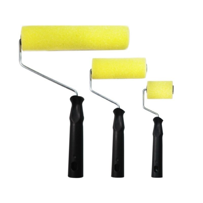 Kit P/ Pintura C/ 3 Rolos de Espuma POP (05cm+ 09cm+ 15cm)