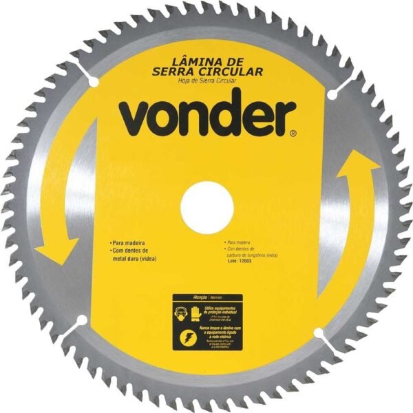 Lamina Serra Circular Videa 185X20X60D Vonder