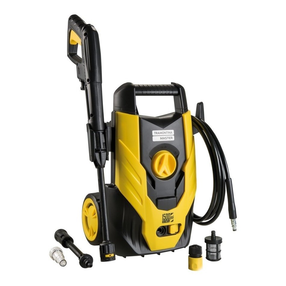 Lavadora De Alta Pressão Master Doméstica Jato Regulável 1500psi 1200w Tramontina 110/220V