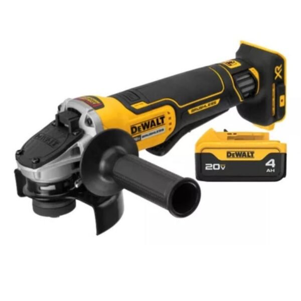 Lixadeira Esmerilhadeira Bateria 20v Dcg413 DEWALT Brushless + 1 Bateria de 4ah XR