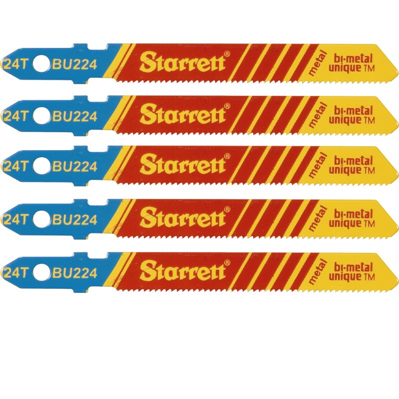 Lâmina de Serra Tico-Tico cartela com 5 peças BU224 – STARRETT