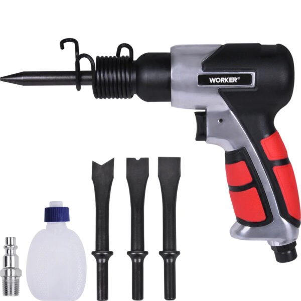 Martelete Rebarbador Pneumático Worker 993476 Cor Vermelho
