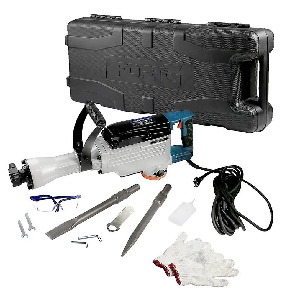 Martelo Demolidor Rompedor 220V 14,2Kg 55J 1300W com Maleta