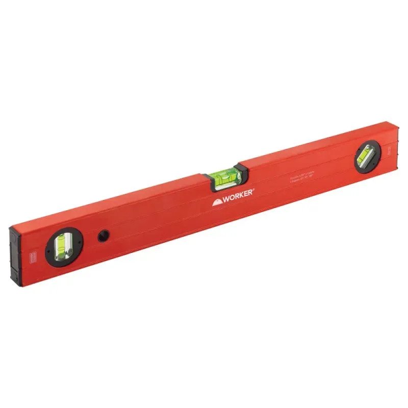 Nível de Mão 3 Bolhas Alumínio Tipo Box Worker 18″ 450mm