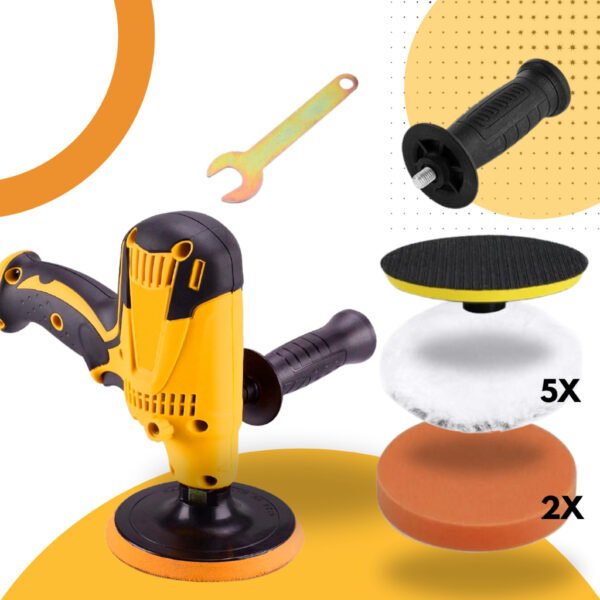 Politriz Enceradeira Lixadeira Automotiva Carro Roto Orbital Profissional 700w Similar Dewalt Bosch