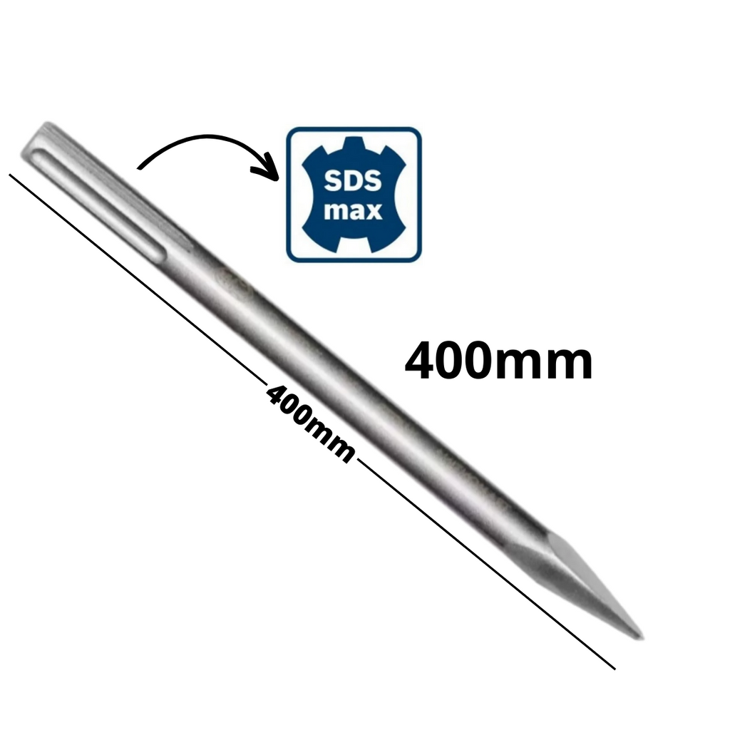 Ponteiro SDS Max 18 X 400mm para Marteletes Rompedor Bosch Makita Dewalt Vonder e todas Marcas