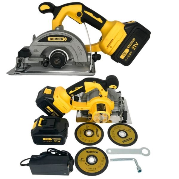 Serra Circular Portátil 21V com 2 Baterias Serra Mármore Serra tipo Makita