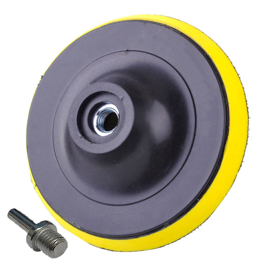 Suporte Para Disco De Lixa Com Velcro Boina 125mm 5” Disco Prato De Borracha Furadeira Lixadeira Politriz Esmerilhadeira M14 + Adaptador M14