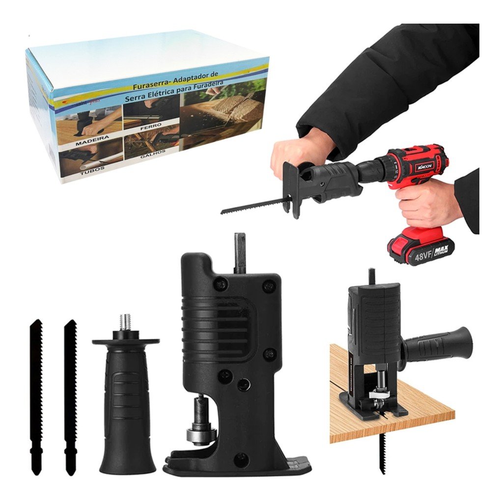 Adaptador de Furadeira em Serra Tico-Tico de Alto Desempenho Adaptador Serra Tico-Tico