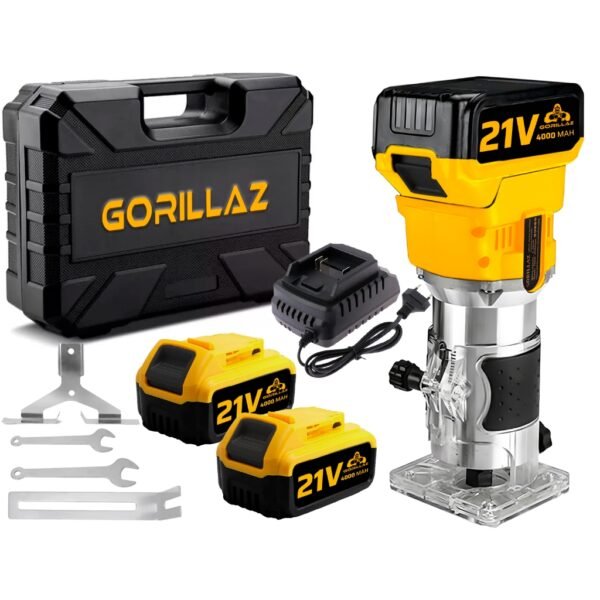 Tupia Laminadora Brushless 21v C/ Maleta + 2 Baterias