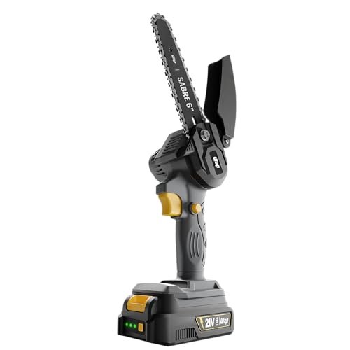 Motoserra Sabre à Bateria 6″ K21 S01, com Autonomia de 20 Minutos e Corte Máximo de 10cm, 3600rpm 21V Bivolt Moto Serra WAP